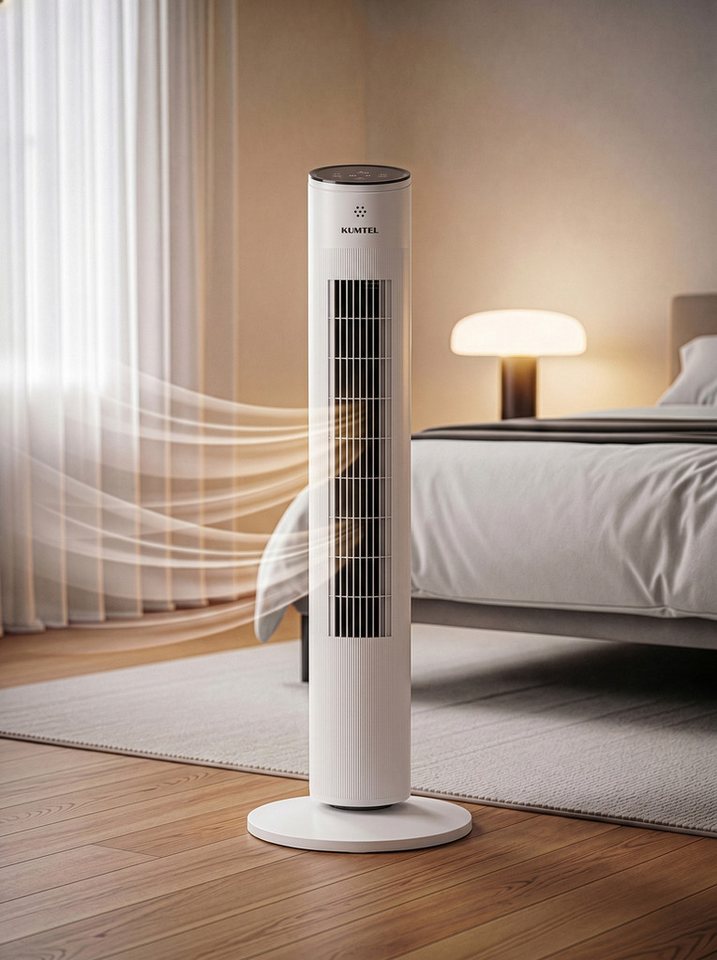 KUMTEL Standventilator, Automatische Abschaltfunktion, Bedienung per Fernbedienung Bild 5