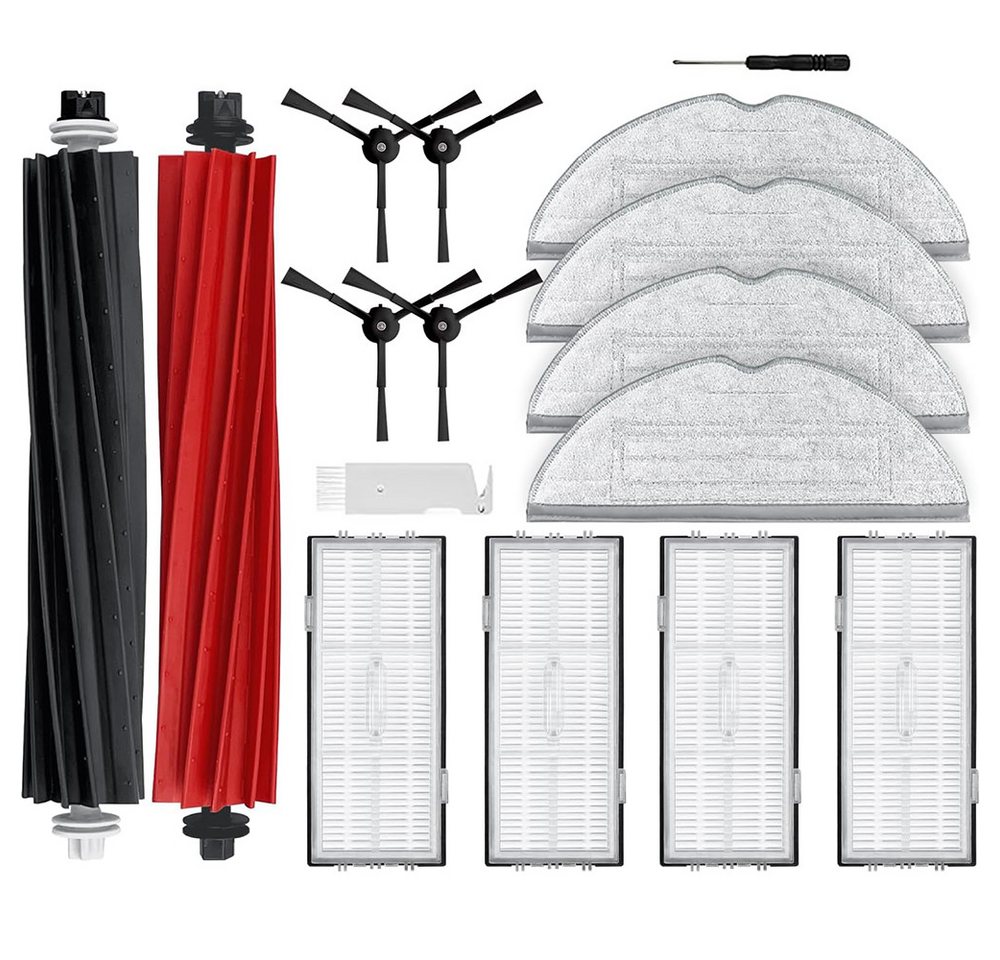 TUWENA Staubsaugerdüsen-Set Zubehör-Set für Roborock S8 / S8+ / S8 Plus Staubsauger, (Set)