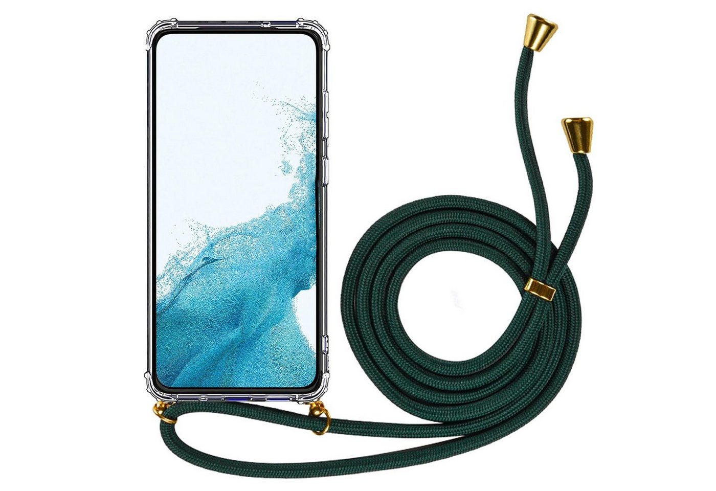 CoolGadget Handykette Handyhülle mit Handyband für Samsung Galaxy S20 FE 6,5 Zoll, Case zum Umhängen Kette Halsband Kordel mit Hülle für Samsung S20 FE