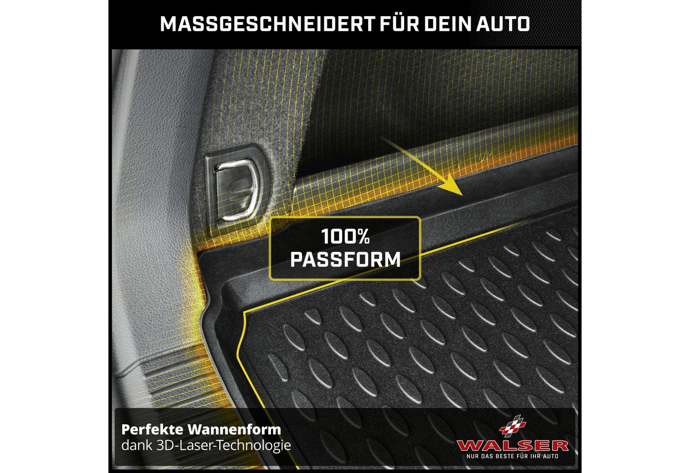 WALSER Kofferraumwanne Kofferraummatte Passform XTR (1 St), für RENAULT AUSTRAL Bild 5