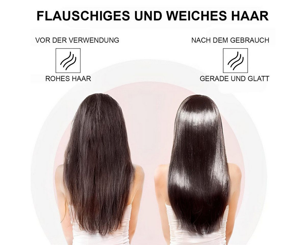 feinlux Haarschneider Haar- und Bartschneider, mit 500-mAh-Akku und Blaulicht-Haarpflegefunktion, elektrischer Haarschneider präziser Trimmer mit Edelstahlklinge Bild 2