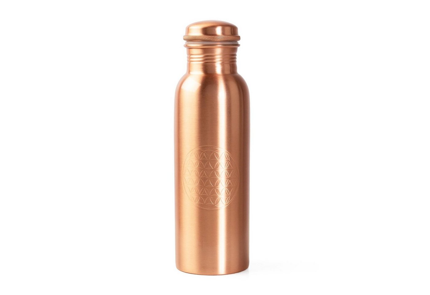 bodhi Trinkflasche Kupferflasche, 800 ml Blume des Lebens Bild 4