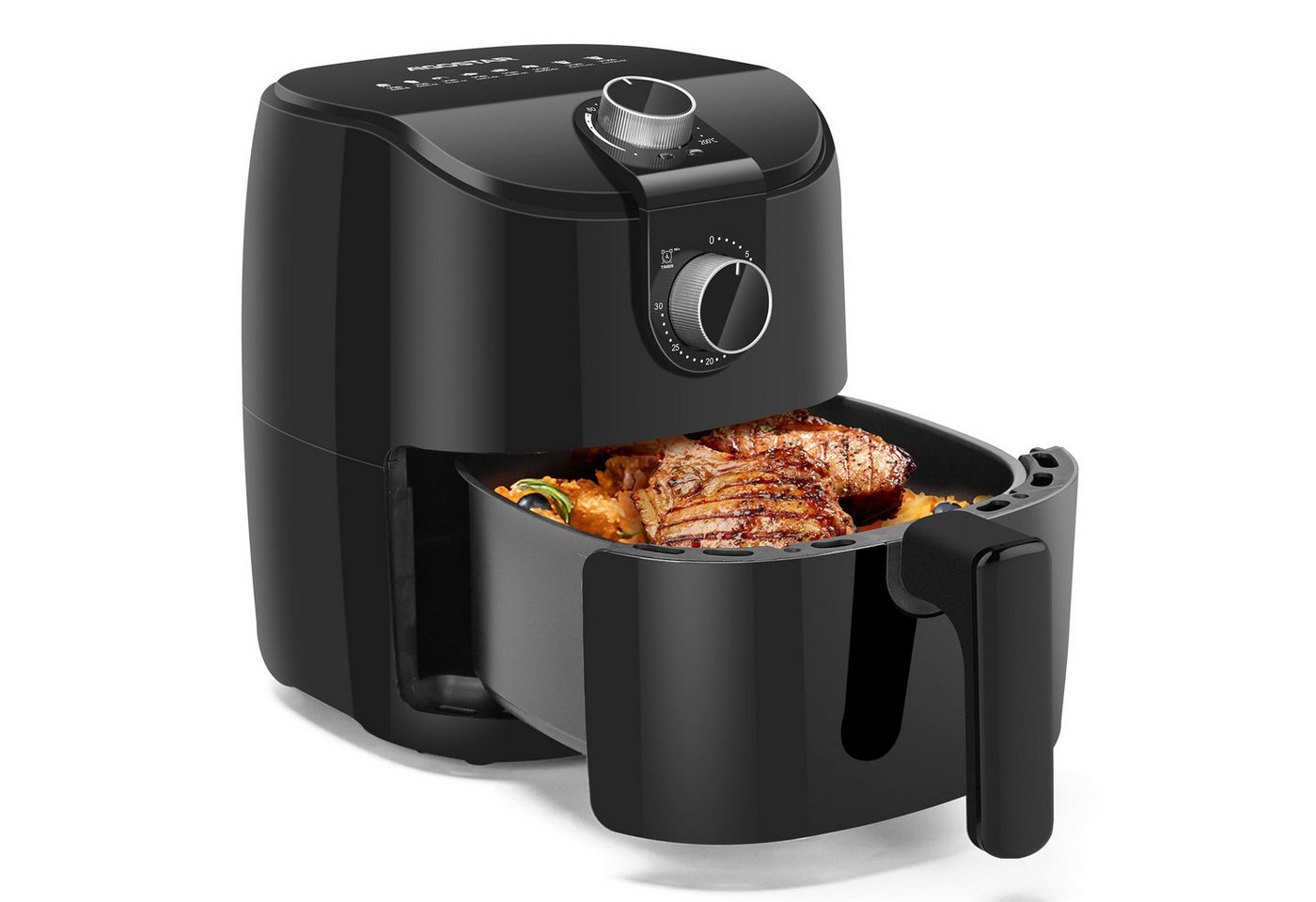 Aigostar Heißluftfritteuse, 1500,00 W, 30-Minuten-Timer, einstellbare Temperatur für gesundes Bild 4