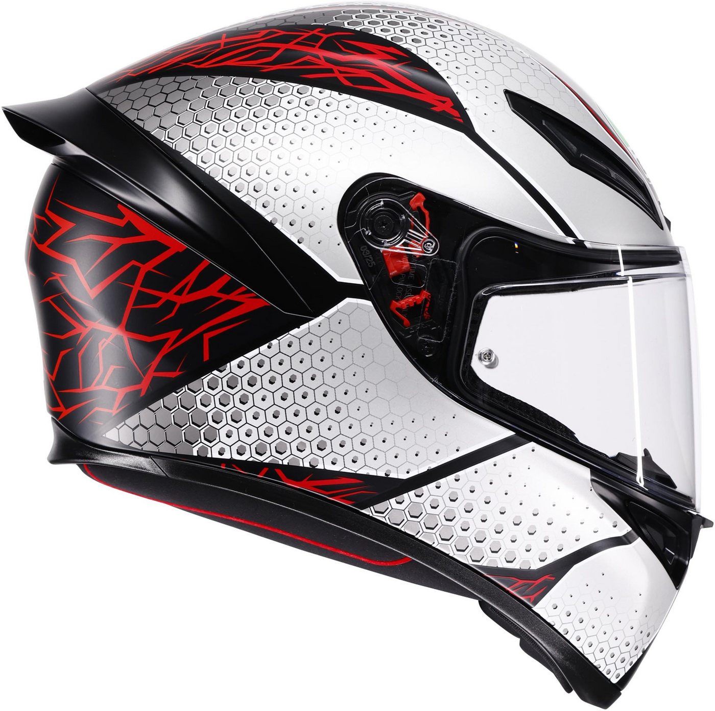 AGV Motorradhelm K1 S Speedarmor Helm, Vorbereitet Für Kommunikationssystem,geeignet Brillenträger,vorbe