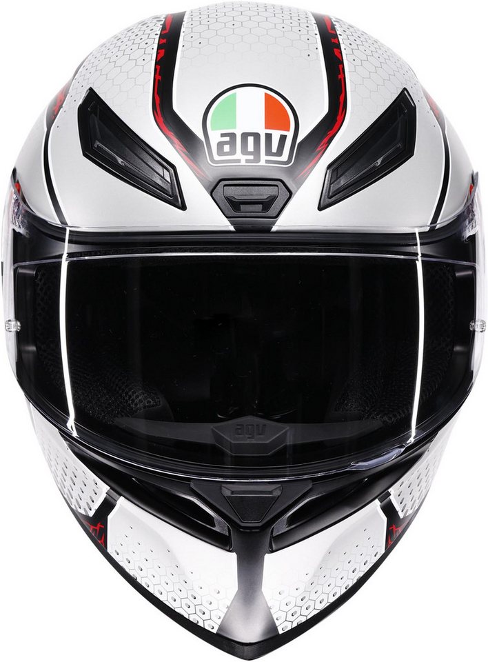 AGV Motorradhelm K1 S Speedarmor Helm, Vorbereitet Für Kommunikationssystem,geeignet Brillenträger,vorbe Bild 3