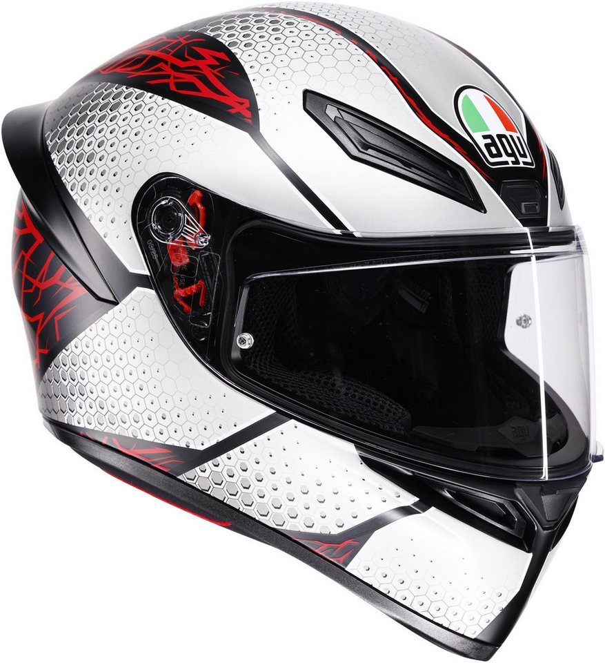 AGV Motorradhelm K1 S Speedarmor Helm, Vorbereitet Für Kommunikationssystem,geeignet Brillenträger,vorbe Bild 4