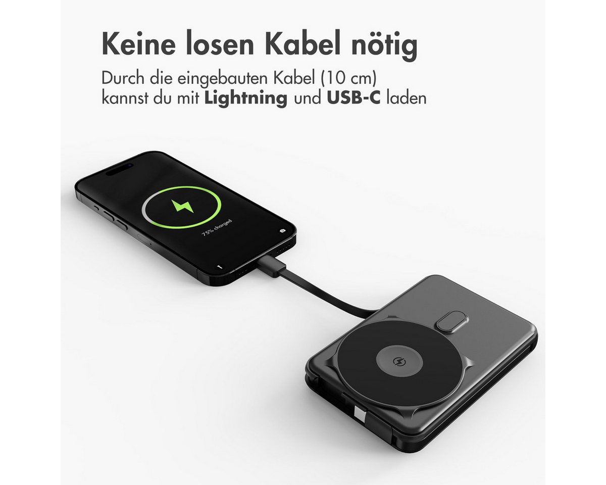 imoshion imoshion 4-in-1 MagSafe Powerbank – iPhone + Apple Watch – 10.000 mAh Powerbank (1 St) Bild 2