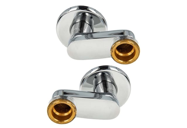 S-Anschluss versetzt um 40 mm, für Wandarmaturen, 2-er Set - Tecuro