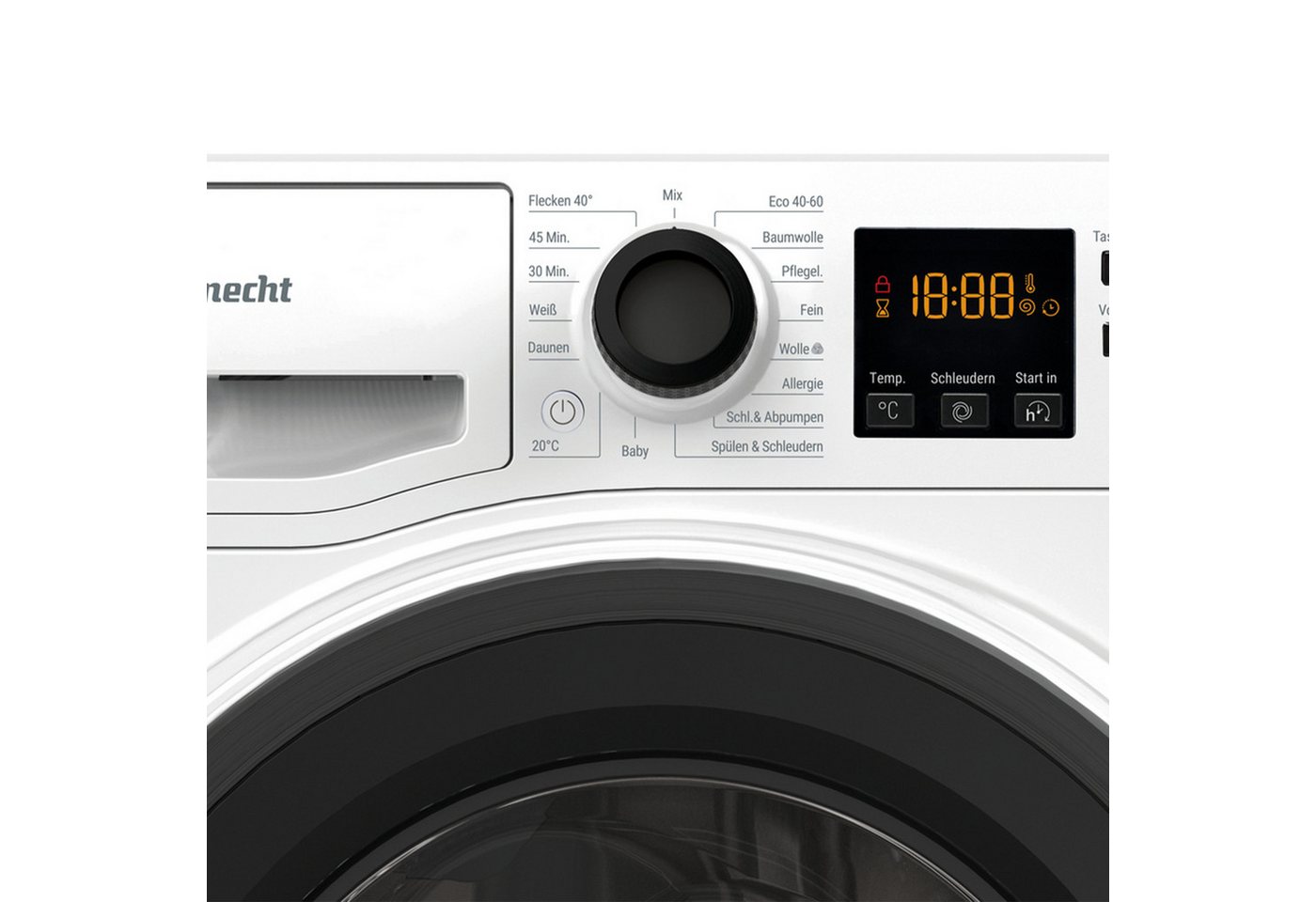 BAUKNECHT Waschmaschine WM 7 M100 A, 7 kg, 1400 U/min, Anti-Allergie Bild 2