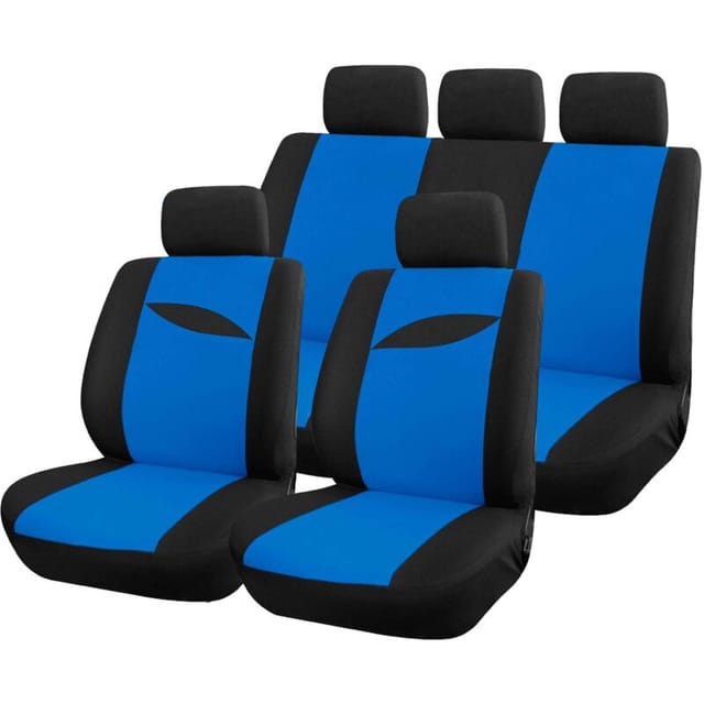 Universelle blaue Autoschutzhülle 9 Stück
