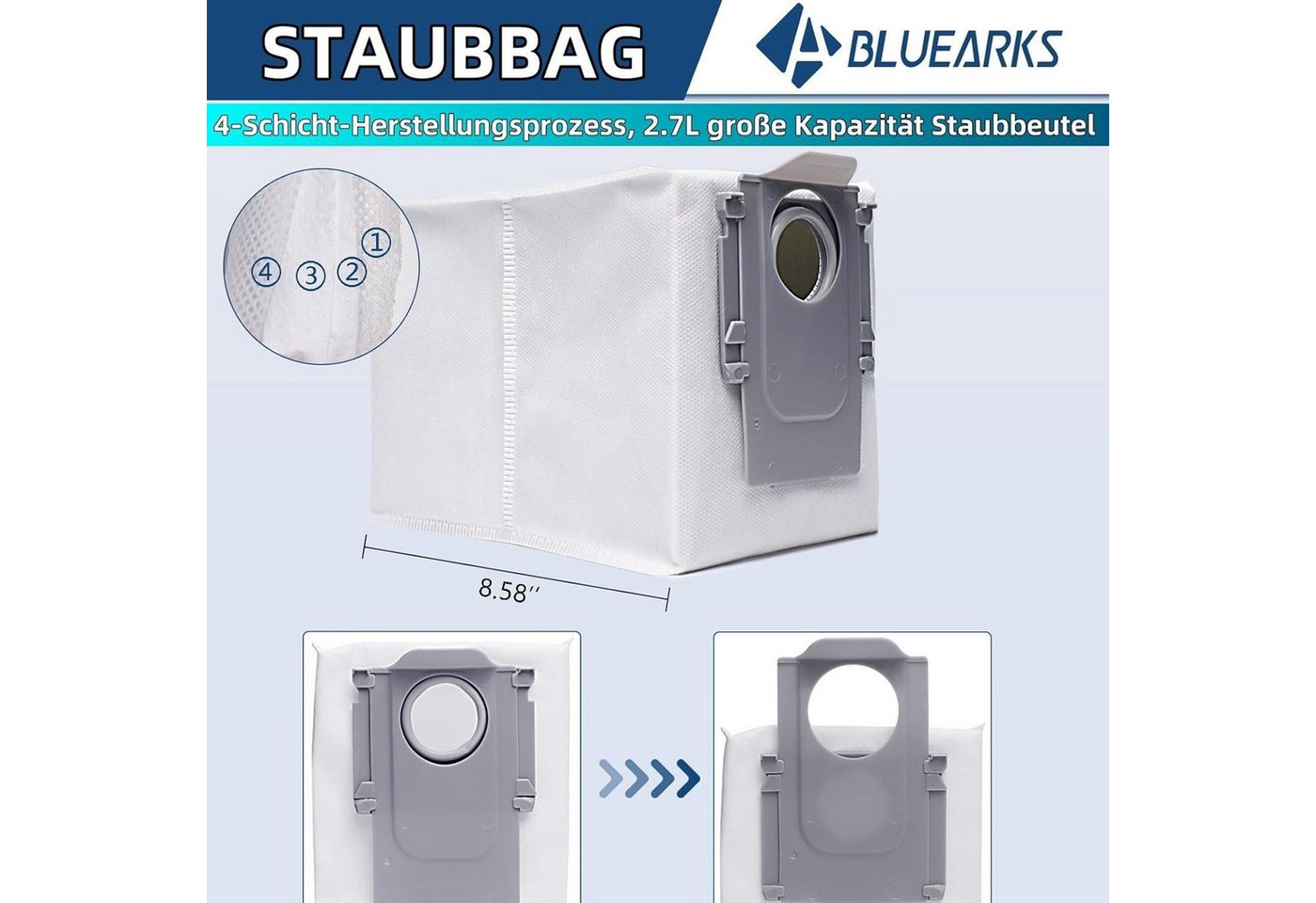 FELIXLEO Staubsaugerdüsen-Set 24 Zubehör Set für Qrevo S5V Curv S5X Edge S5A Roboter Bild 5