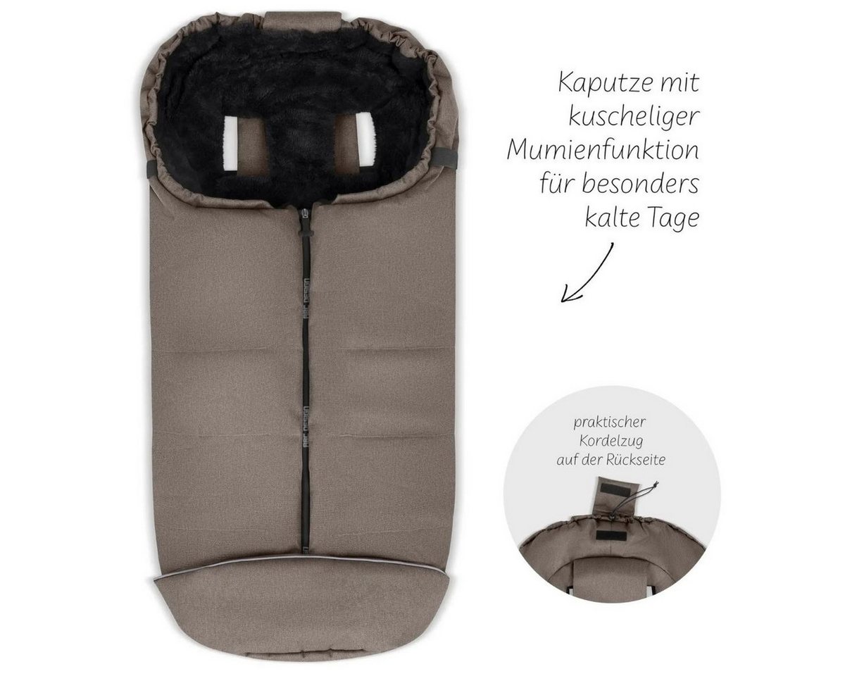 ABC Design Fußsack Winterfußsack, Kollektion 2025, Farbe: Nature Bild 2