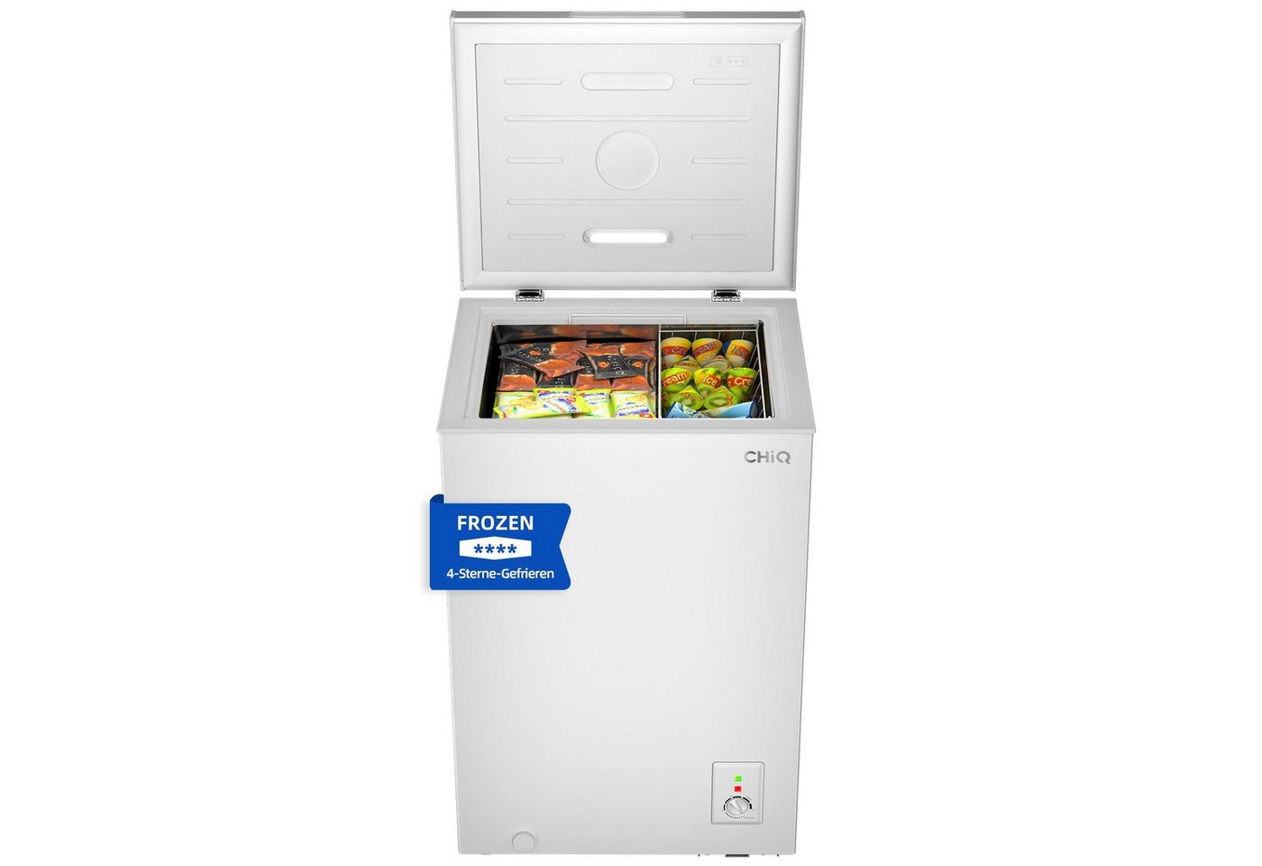 CHiQ Gefriertruhe Chest Freezer FCF98DE, 54.5 cm breit, 99 l, Inverter-Gefrierschrank, Außentemperaturanzeige, -32 ℃ Bild 5