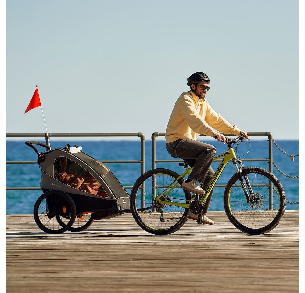 Kinderkraft Fahrradkinderanhänger Nava Walk 2in1 Fahrradanhänger und Buggy Bild 3