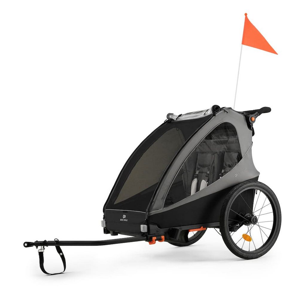 Kinderkraft Fahrradkinderanhänger Nava Walk 2in1 Fahrradanhänger und Buggy Bild 4