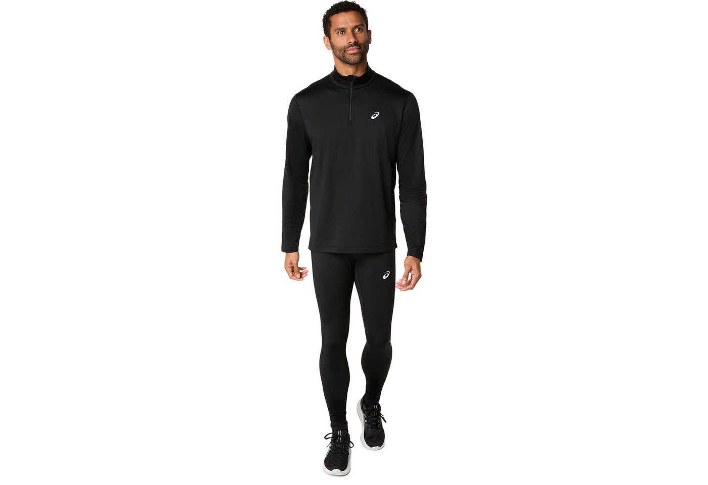 Asics Laufshirt CORE LS 1/2 ZIP WINTER TOP Wärmend, Atmungsaktiv, Reflektierend