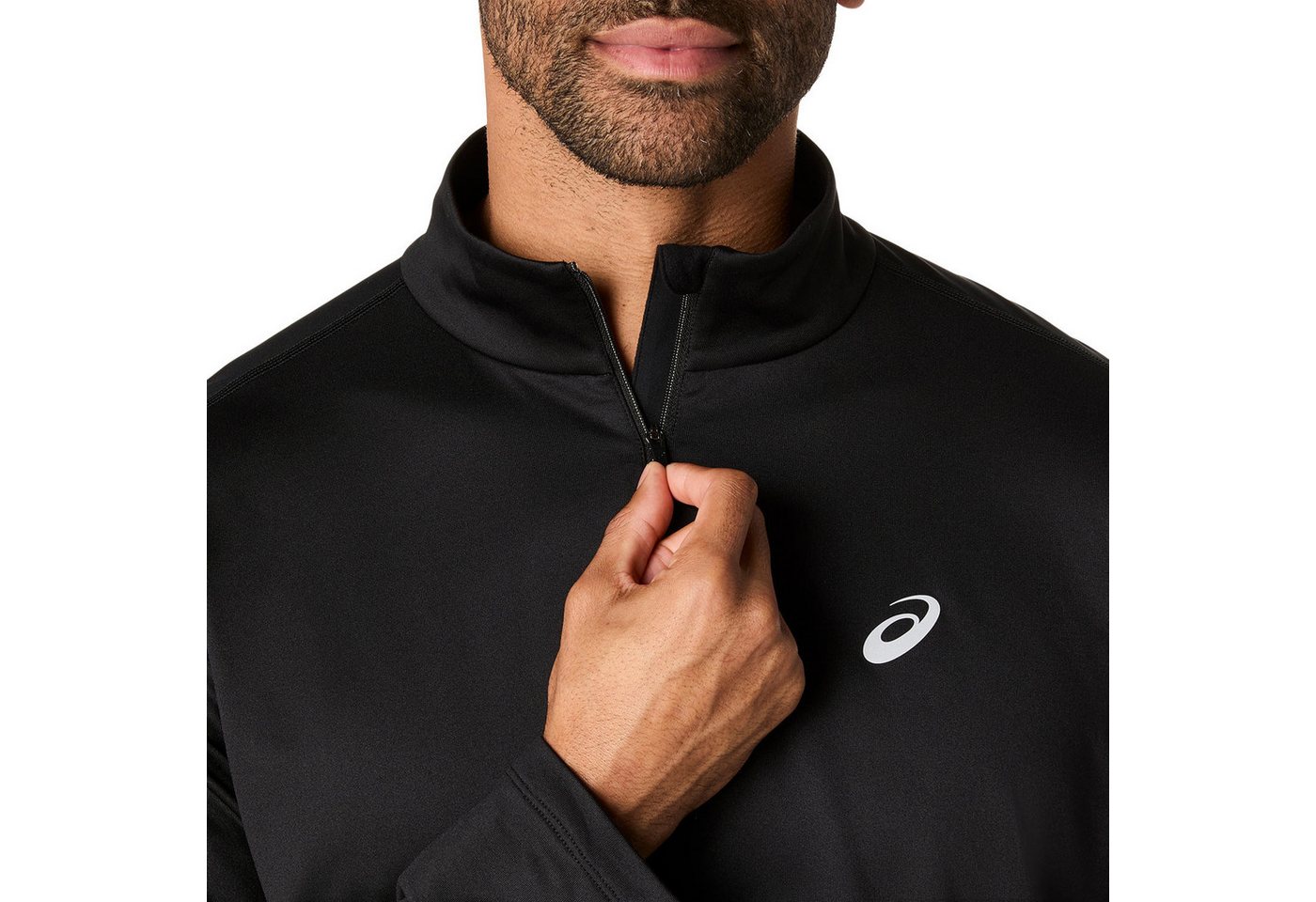 Asics Laufshirt CORE LS 1/2 ZIP WINTER TOP Wärmend, Atmungsaktiv, Reflektierend Bild 2