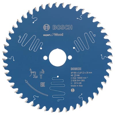 Kreissägeblatt Expert for Wood 190 x 30 x 2,0 mm, 48 - Bosch