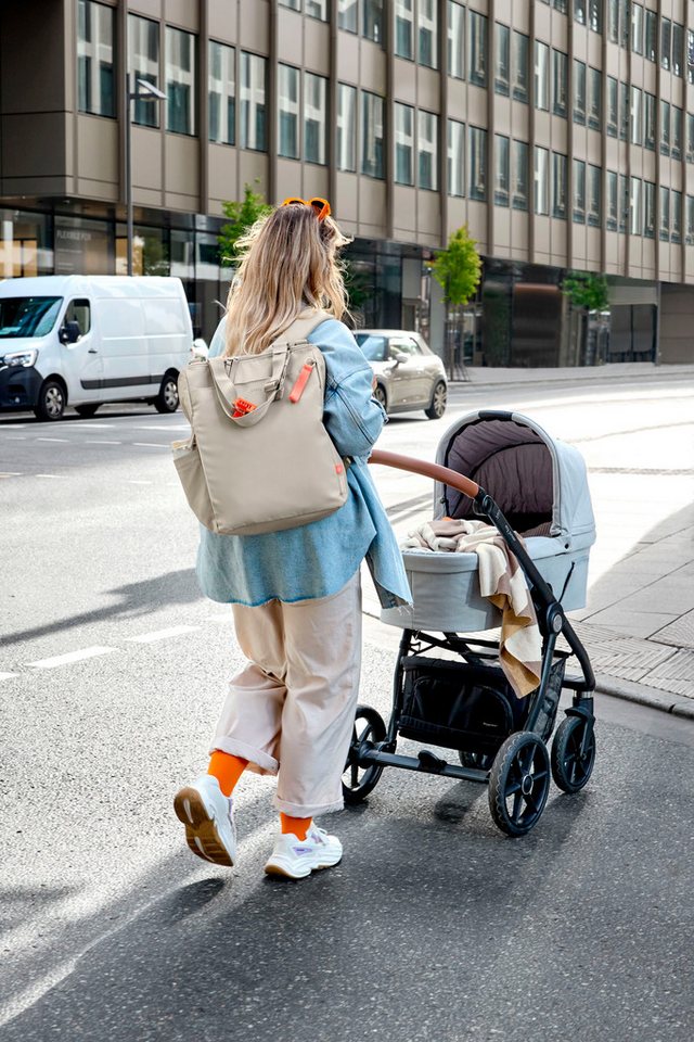 LÄSSIG Wickelrucksack Green Label, Conversion Backpack, beige Bild 2
