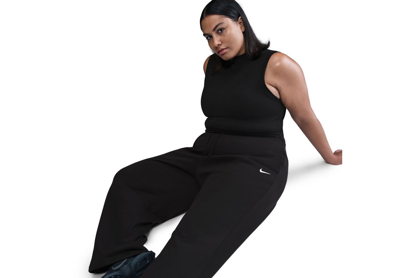 Nike Sportswear Sporthose W NSW PHNX FLC HR PANT WIDE 2 für Erwachsene konzipiert, aus Baumwolle und Polyester Bild 5