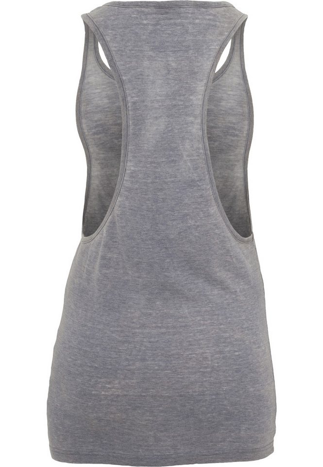 URBAN CLASSICS Yoga & Relax Shirt Urban Classics Damen Ladies Loose Burnout Tank (1-tlg) Bild 2