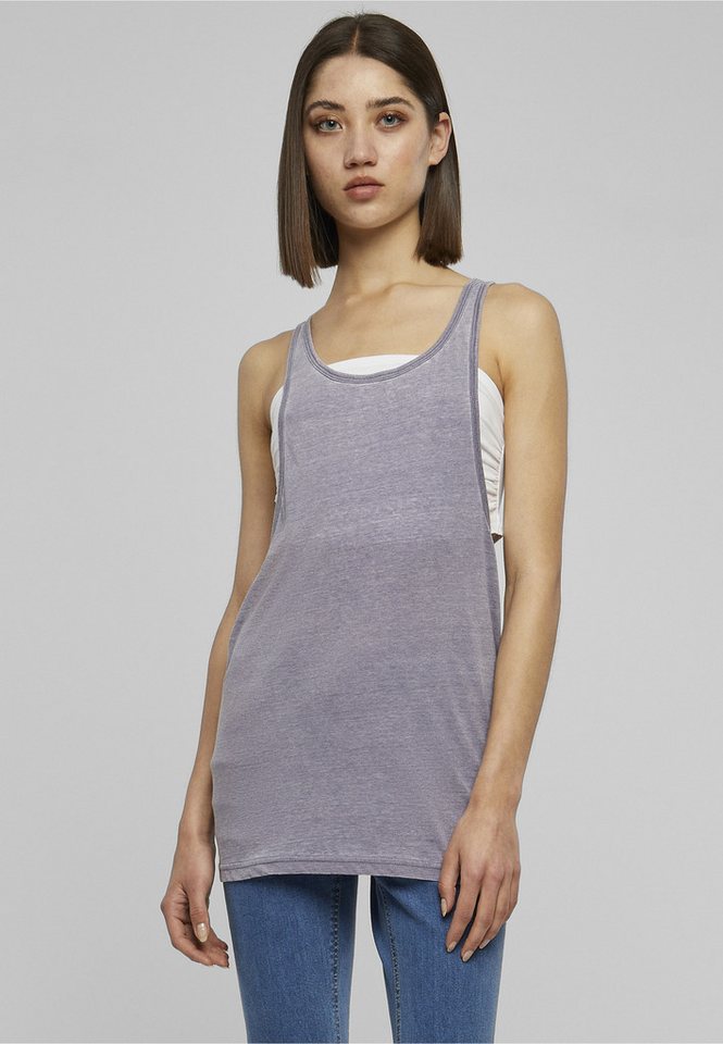 URBAN CLASSICS Yoga & Relax Shirt Urban Classics Damen Ladies Loose Burnout Tank (1-tlg) Bild 3