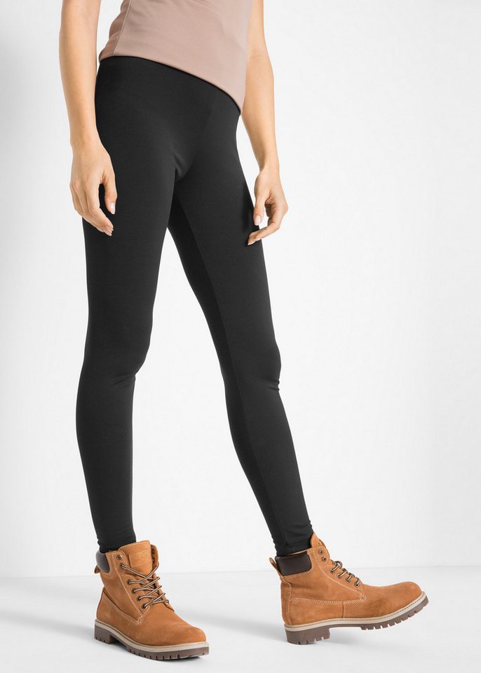 bonprix Thermoleggings aus Polyester und Elasthan, Skinny Fit, lange Schnittform