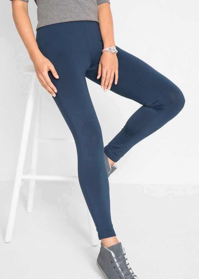 bonprix Thermoleggings aus Polyester und Elasthan, Skinny Fit, lange Schnittform Bild 2