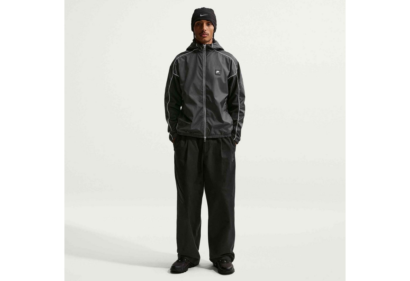 Nike Sportswear Outdoorjacke Nike Sportswear Air Men's Full-Zip Hybrid Utility Jacket mit Zweiwege-Reißverschluss, wasserabweisendes Ripstop-Material