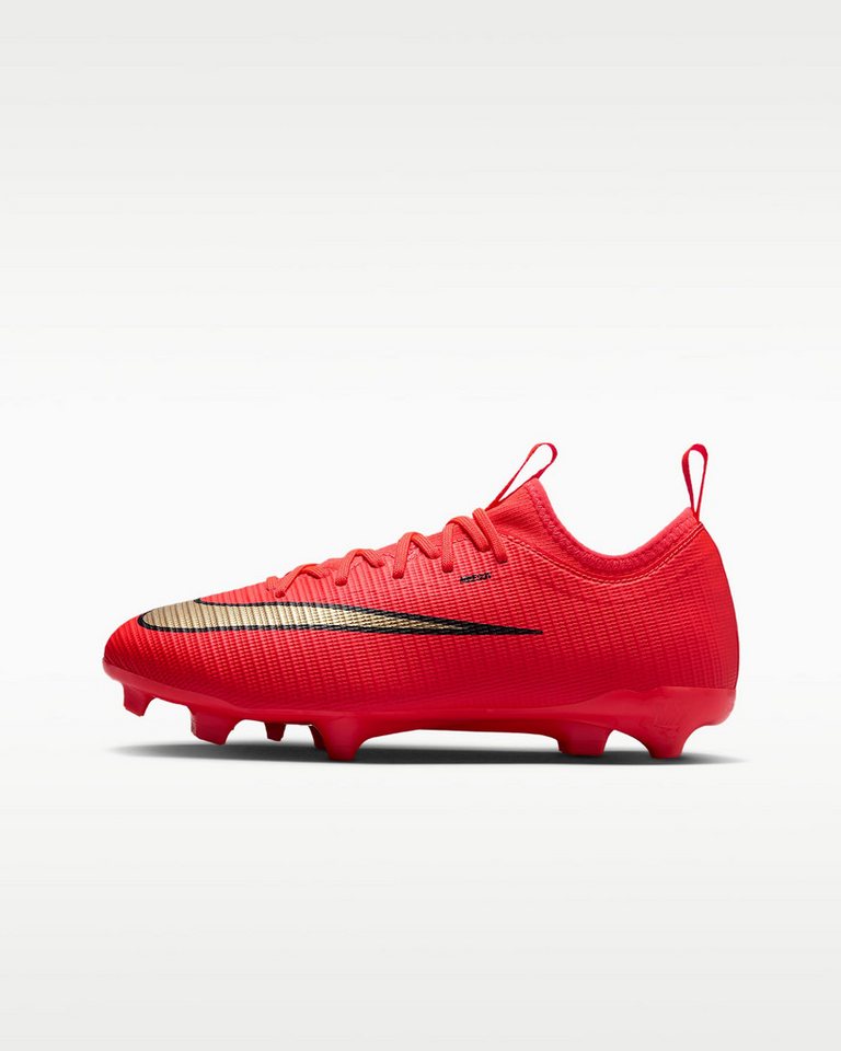 Nike Jr. Mercurial Vapor 17 Academy Fußballschuh Außensohle für Rasen und Kunstrasen, speziell für feste Böden