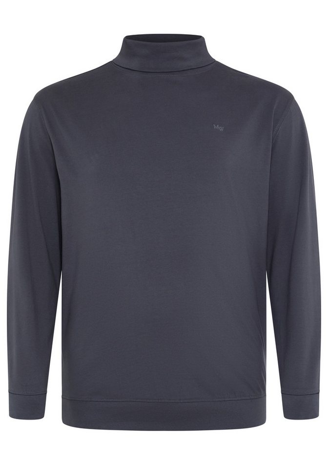 Man's World Plus Rollkragenshirt auch in Grosse Größen bis Gr. 7XL Bauch-Fit Regular Fit, Langarm, unifarbenes Basic-Stil Bild 5