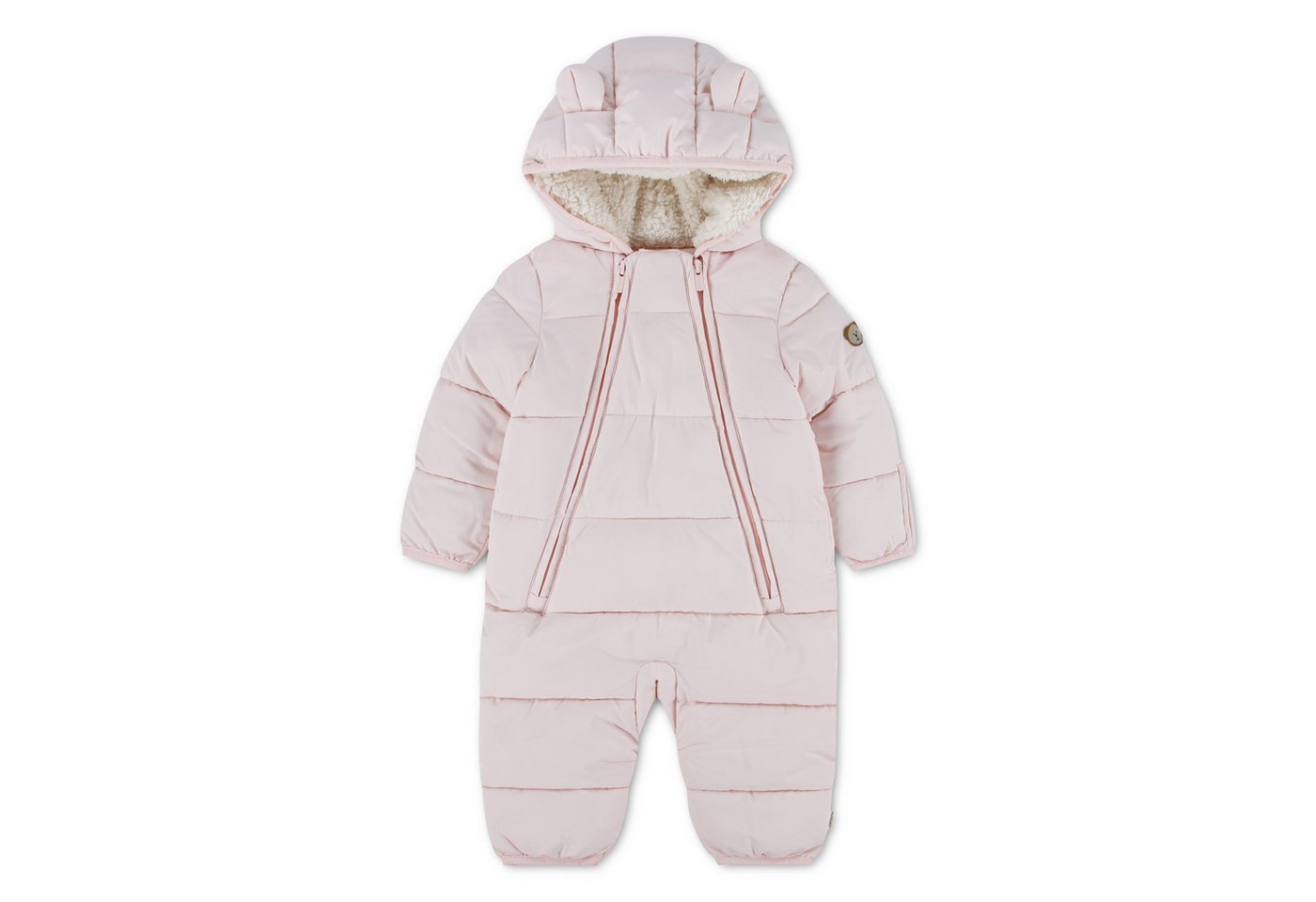 HUGGIES babywear Schneeoverall Schneeanzug für Girls und Boys mit Kapuze und Hasenohren