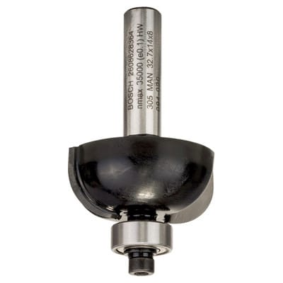 Hohlkehlfräser, 8 mm, R1 10 mm, d 32,7 mm, l 14 mm, g 55 mm - Bosch