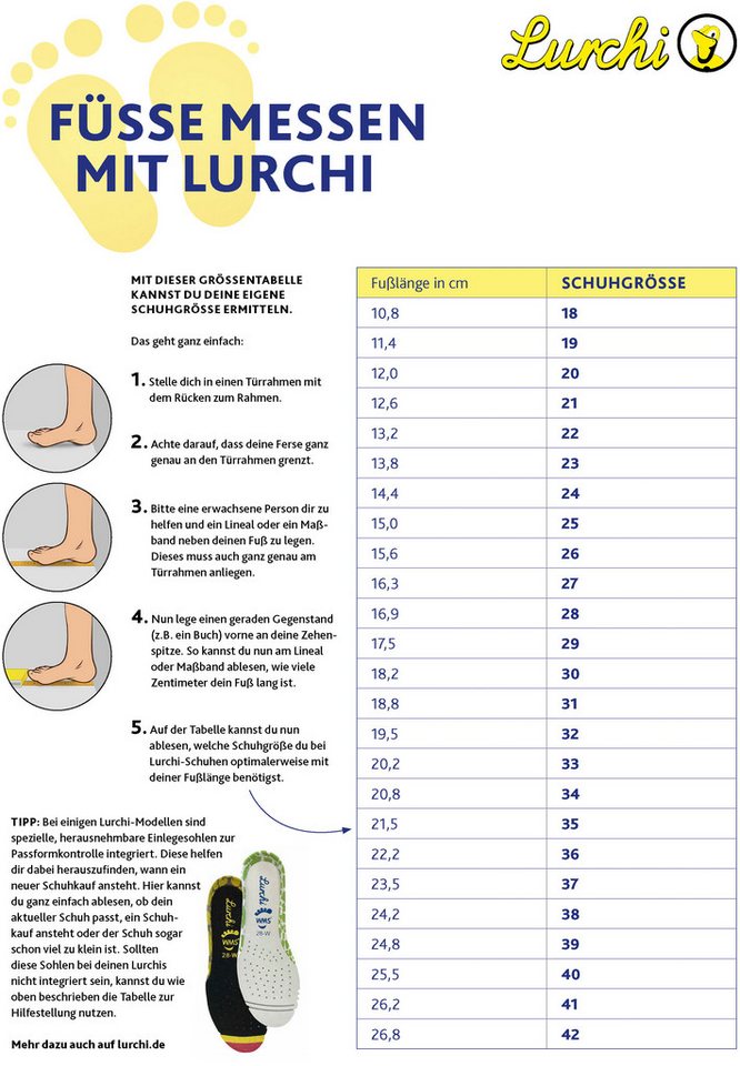 Lurchi Flix, Blinkschuh Snowboots Winterstiefel mit Feen-Aufnäher, Größenschablone zum Download Bild 3