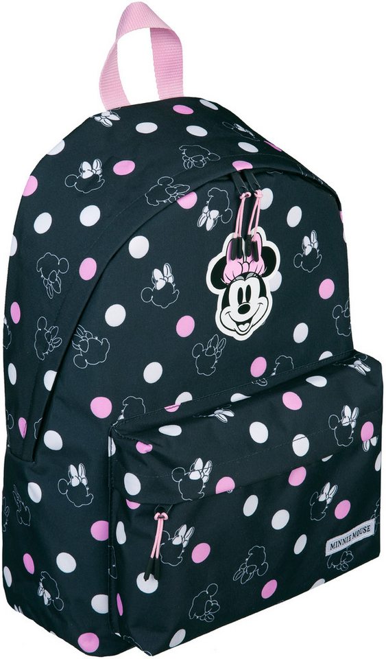 Scooli Kinderrucksack Minnie Mouse (Set, 3-tlg), inkluisve Notizbuch A5 und Mäppchen