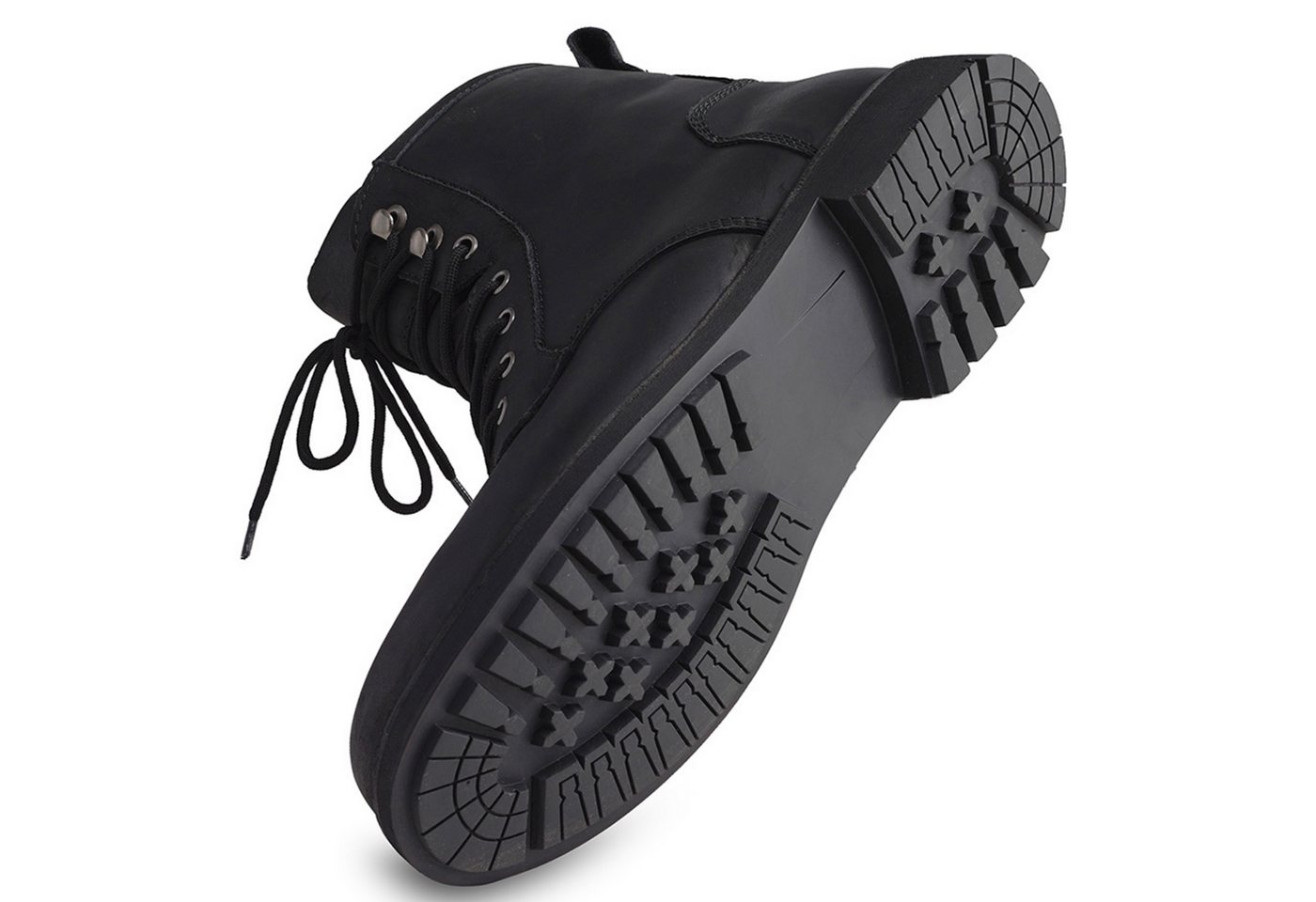 Modeka Modeka Wolter II Stiefel Schwarz 45 Motorradstiefel (Packung, Antistatische und Öl- und Benzinfeste Sohle) motorradstiefel für herren