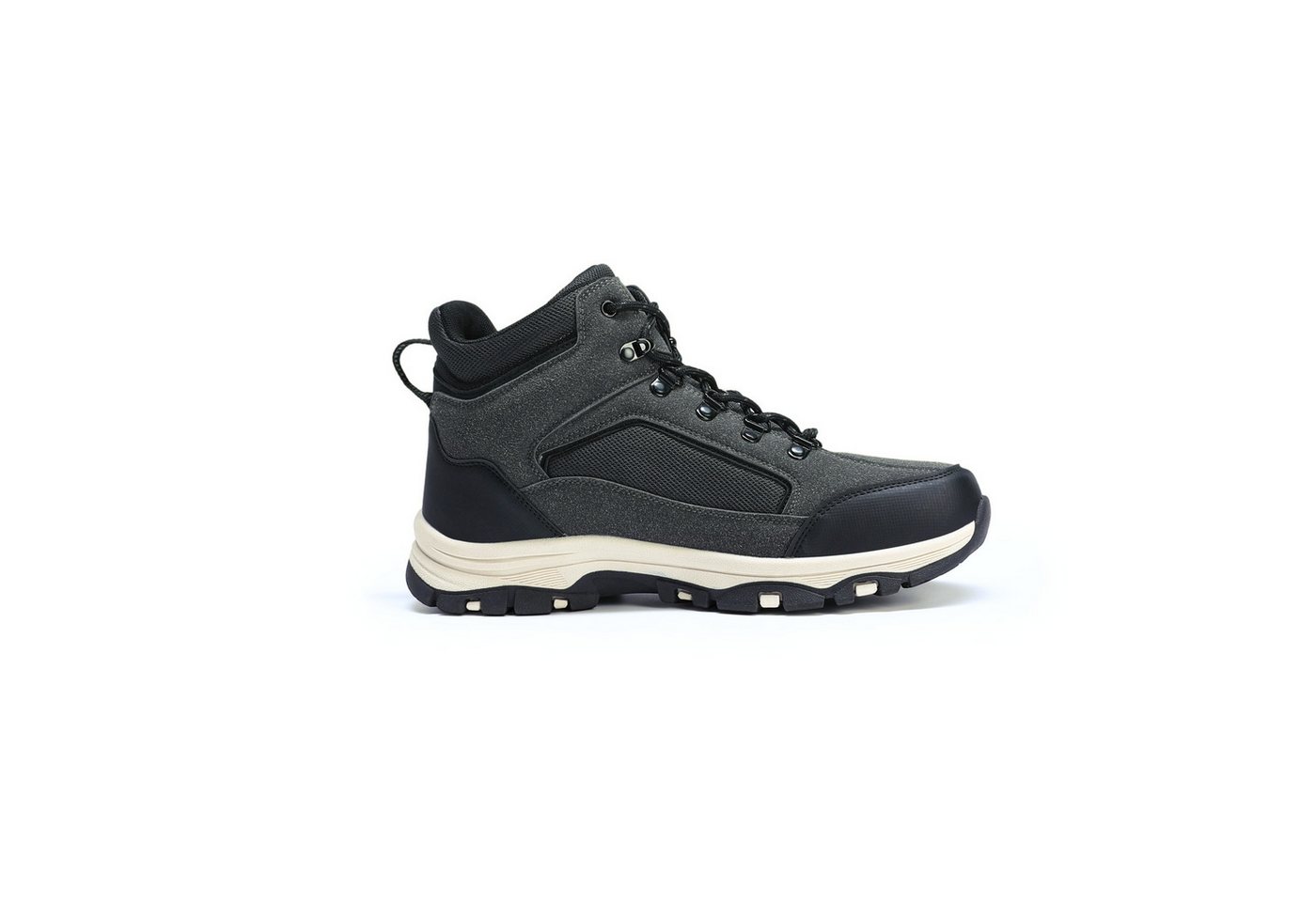 YOUTHUP Herren Sneaker in Unifarben Outdoor Wanderschuh robust & atmungsaktiv Bild 2