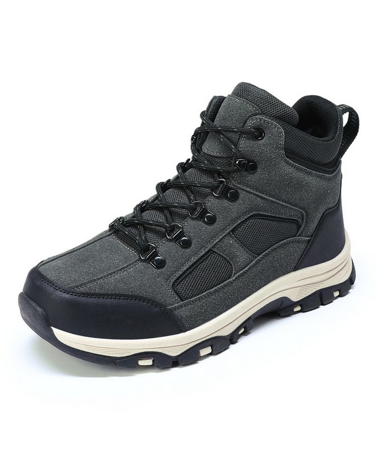 YOUTHUP Herren Sneaker in Unifarben Outdoor Wanderschuh robust & atmungsaktiv Bild 4