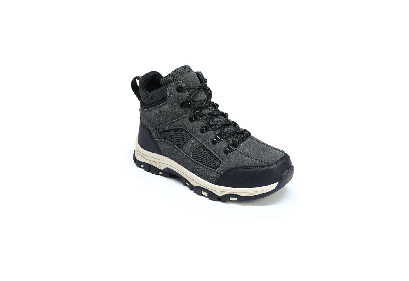 YOUTHUP Herren Sneaker in Unifarben Outdoor Wanderschuh robust & atmungsaktiv Bild 5