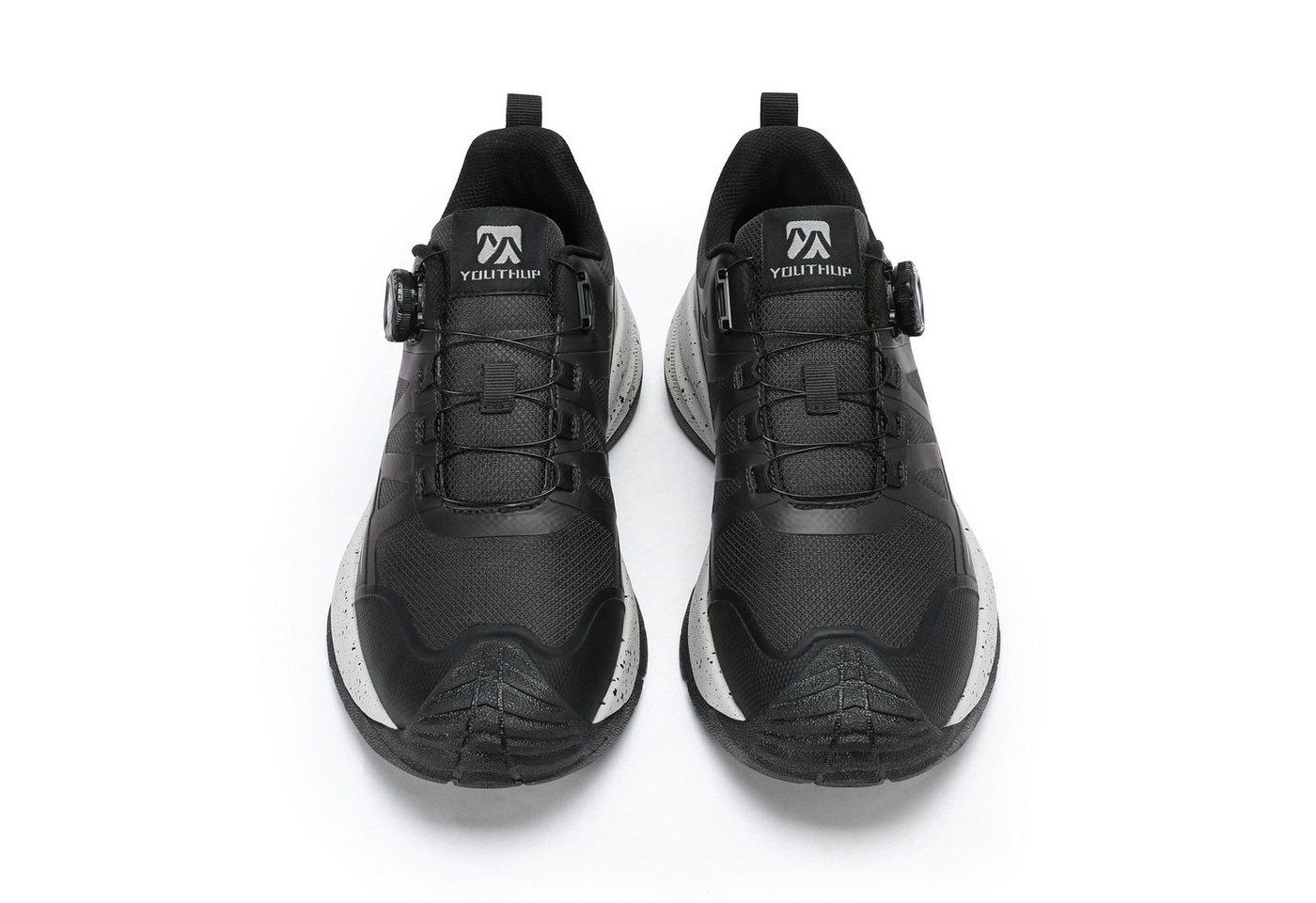 YOUTHUP Herren LOW Sportschuh mit Schnellschnürung Wanderschuh wasserabweisend Bild 4