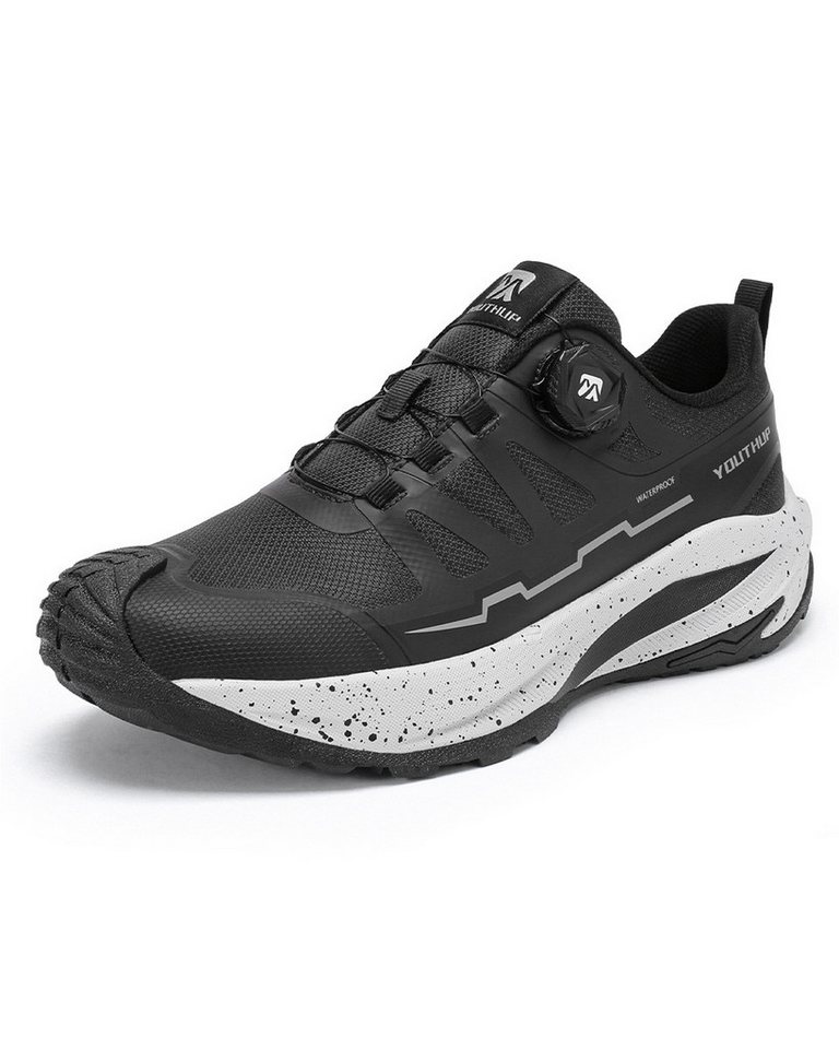 YOUTHUP Herren LOW Sportschuh mit Schnellschnürung Wanderschuh wasserabweisend Bild 5