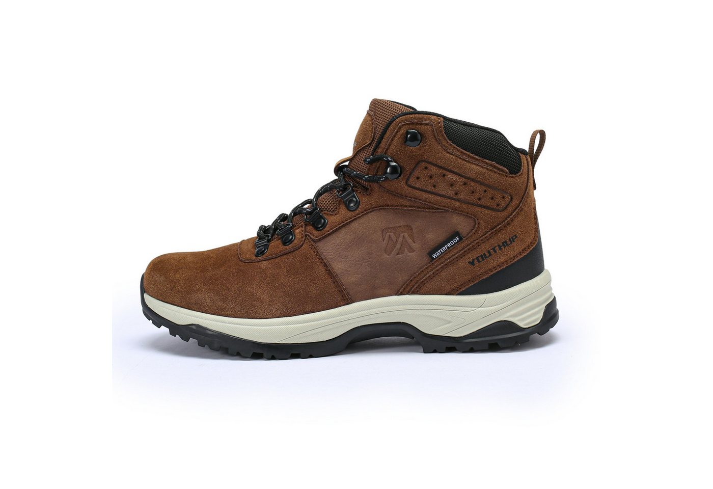 YOUTHUP Herren High-Top Sportschuh Wanderschuh wasserabweisend rutschfest