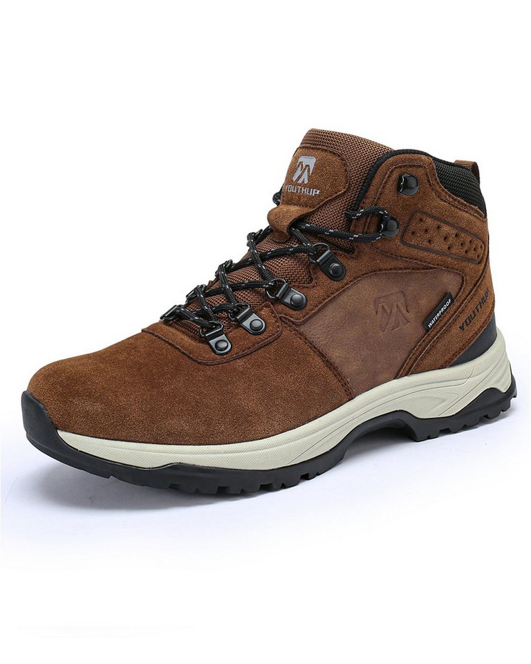 YOUTHUP Herren High-Top Sportschuh Wanderschuh wasserabweisend rutschfest Bild 5