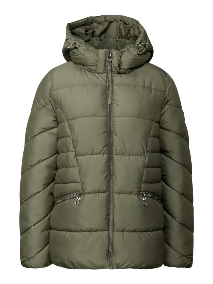STREET ONE Outdoorjacke grün,Outdoor,Polyester,Unifarben,Stehkragen,Lang,Regular Fit Bild 2