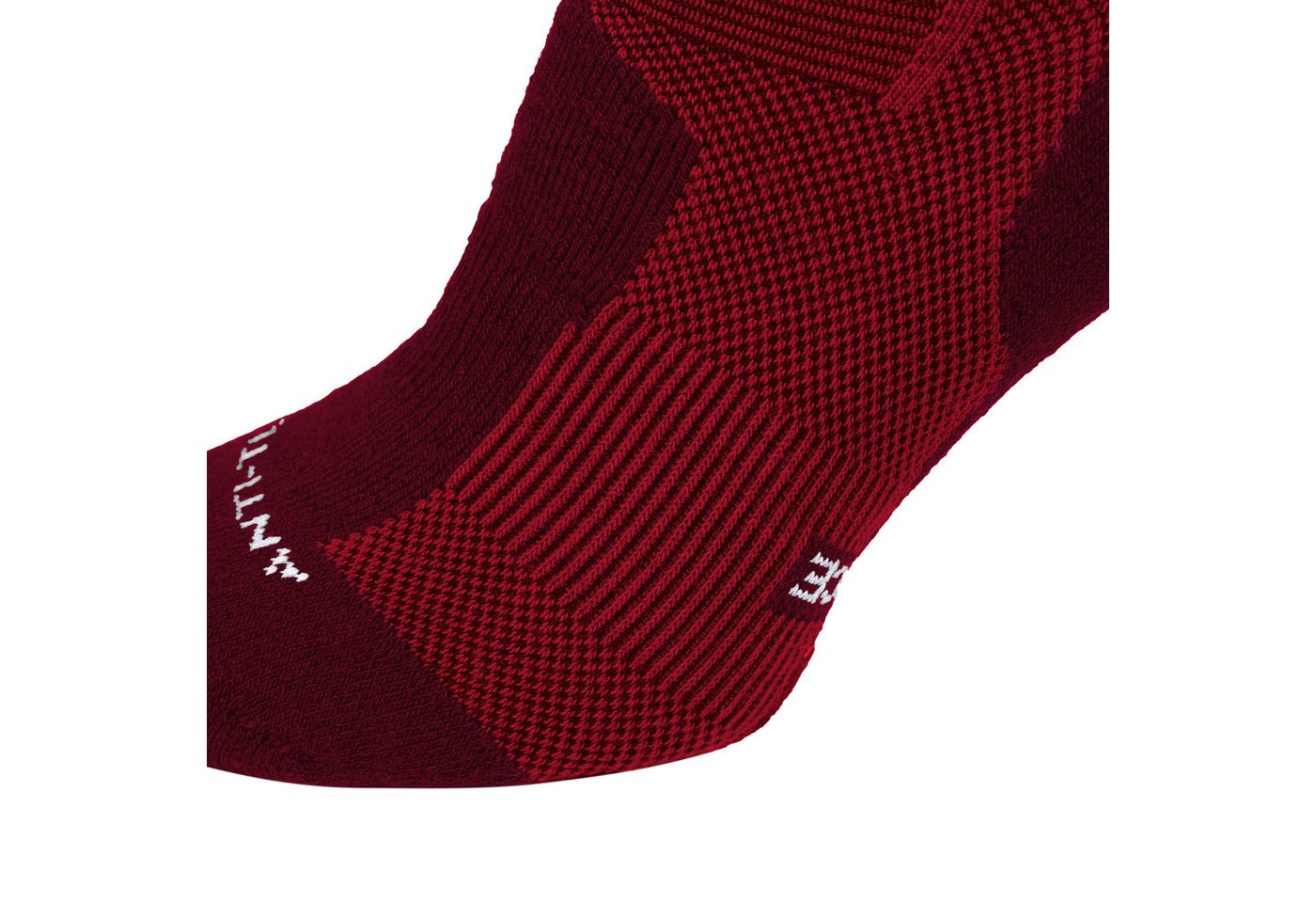 Black Snake Wandersocken Merino Trekkingsocken für Damen und Herren mit Temperaturregulierung (Socken-Set, 2-Paar) Gepolstert an Ferse und Zehen mit stabilisierenden Kompressionszonen Bild 4