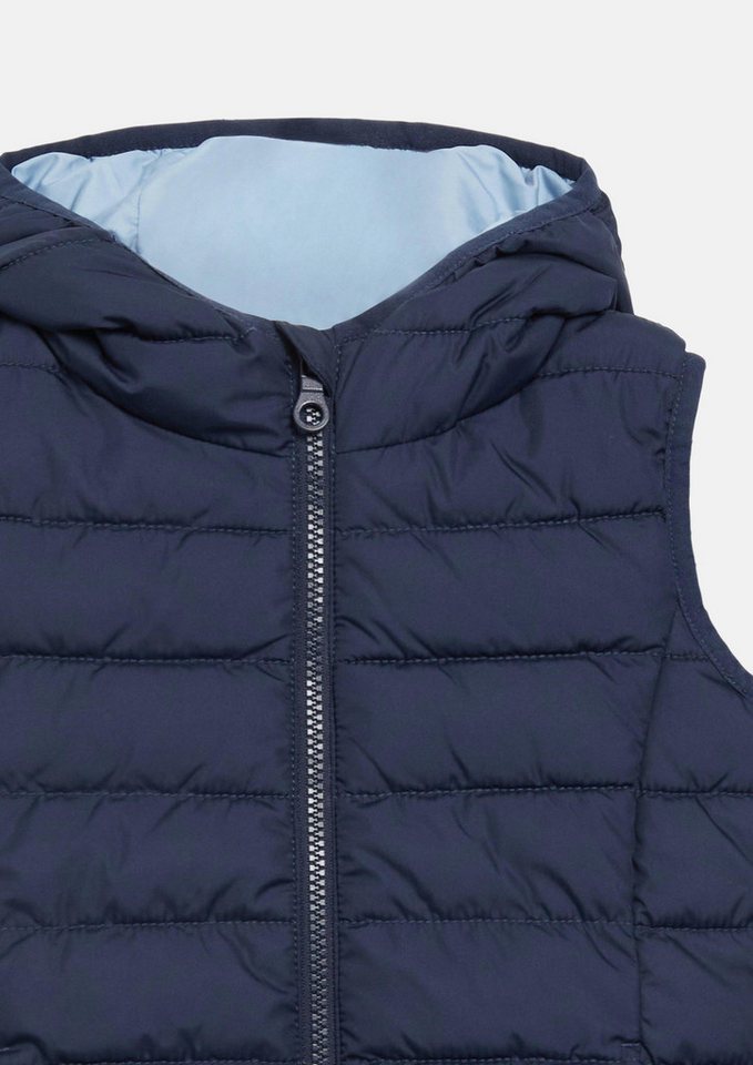 s.Oliver Outdoorjacke Outdoor-Weste Wasserabweisende Unisex Outdoor-Weste mit Kapuze