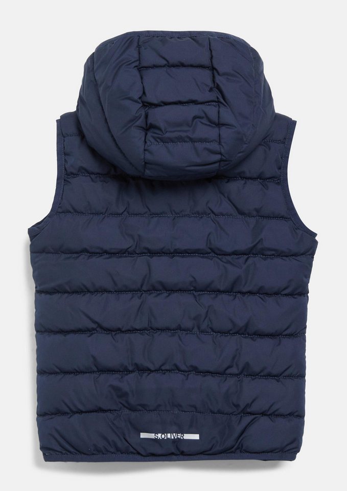 s.Oliver Outdoorjacke Outdoor-Weste Wasserabweisende Unisex Outdoor-Weste mit Kapuze Bild 4