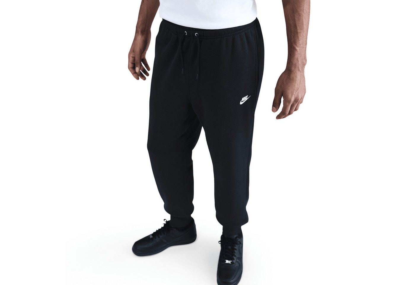 Nike Sporthose M NK CLUB BB JOGGER BLACK/BLACK/WHITE Bild 5