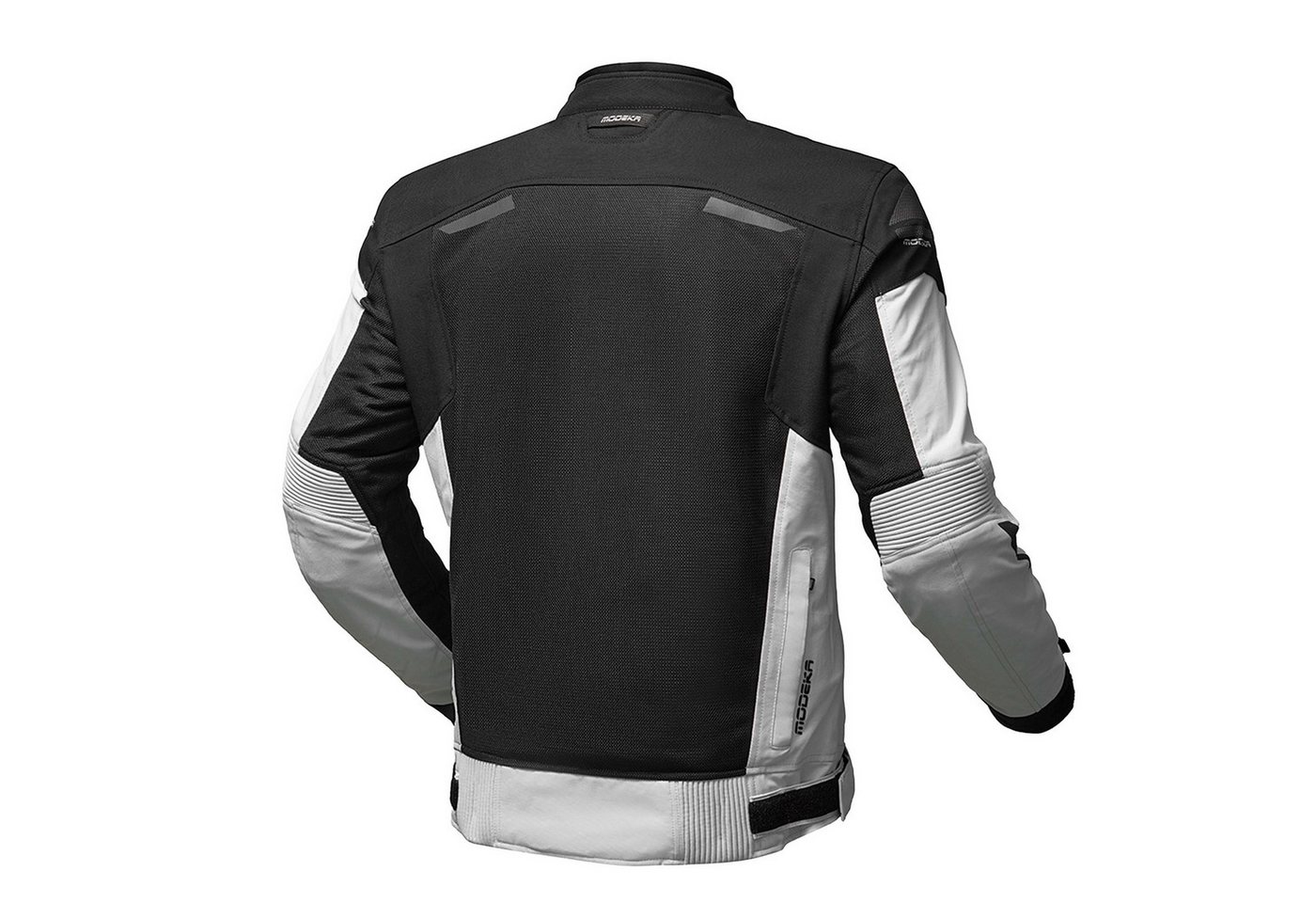 Modeka Motorradjacke Modeka Khao Air II Textiljacke Schwarz / Hellgrau XL motorradjacke herren