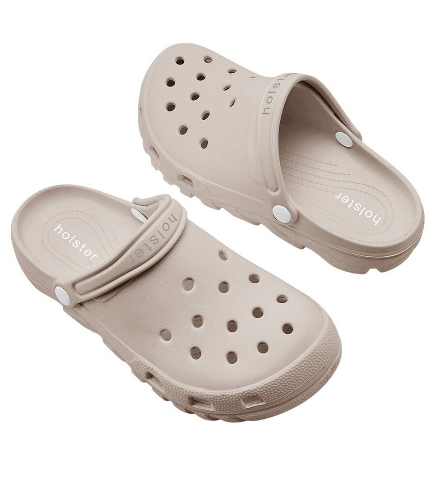 Holster Sandale Sundrifter Clog sandbraun Damen Badeschuh Bild 2